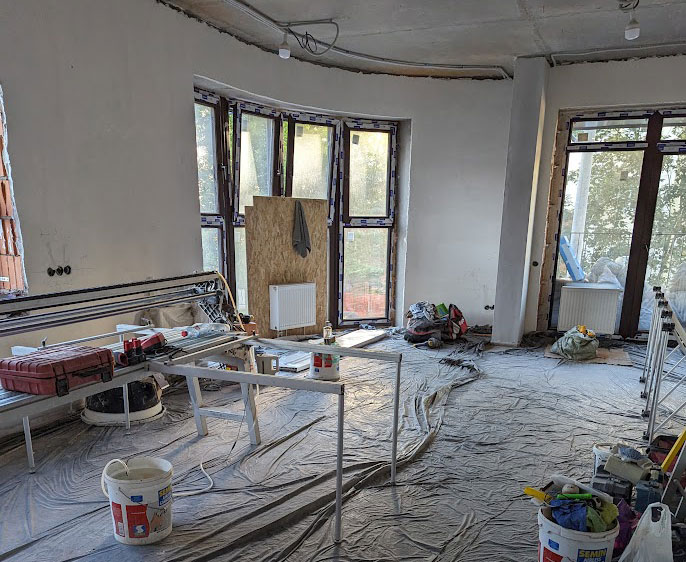 Уборка после строительства